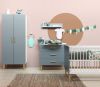 Bopita Emma 3-delige Babykamer Bed Commode 2-deurskast White/grey online kopen