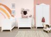 Bopita Evi 3-delige Babykamer Bed Commode 2-deurskast Wit online kopen