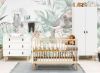 Bopita Indy 3-delige Babykamer Bed Commode 2-deurskast Wit/naturel online kopen