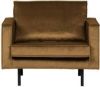 Be Pure Home Fauteuil Rodeo honing geel velvet BePureHome online kopen