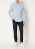 Gant casual overhemd blauw wit gestreept katoen normale fit online kopen