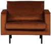 Be Pure Home Fauteuil Rodeo roest velvet BePureHome online kopen