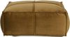 BePureHome Poef 'Rodeo' Velvet, 60cm, kleur Honey(Geel ) online kopen