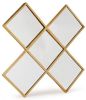 Vtwonen spiegel Kruis Gold(45x45 cm ) online kopen