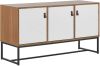 Beliani NUEVA Sideboard met 3 deuren lichte houtkleur online kopen