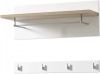 Germania Kapstokpaneel Oslo 76x32,5x30 cm sonoma eikenkleurig en wit online kopen
