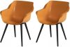 Hartman Sophie Studio Dining Armstoel Indian Orange Set Van 2 online kopen