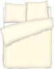 Heckett & Lane dekbedovertrek Uni Stripe off white 240x200 cm Leen Bakker online kopen