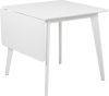 Bendt Uitschuifbare Eettafel 'Torkil' 80 120 x 80cm, kleur Wit online kopen