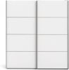 Hioshop Veto Schuifdeurkast 2 deuren breed 183 cm eiken decor, wit. online kopen