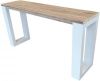 Wood4you Side table enkel steigerhout 140Lx78HX38D cm wit 140cm online kopen