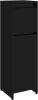 VidaXL Badkamerkast 30x30x95 cm spaanplaat hoogglans zwart online kopen