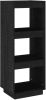 VidaXL Boekenkast/kamerscherm 40x35x103 cm massief grenenhout zwart online kopen