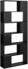 VidaXL Boekenkast/kamerscherm 80x24x186 cm spaanplaat hoogglans zwart online kopen