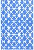 VidaXL Buitenkleed 160x230 cm PP blauw en wit online kopen