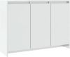 VIDAXL Dressoir 102x33x75 cm spaanplaat hoogglans wit online kopen