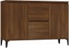 VidaXL Dressoir 104x35x70 cm bewerkt hout bruineikenkleurig online kopen