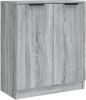 VidaXL Dressoir 60x30x70 cm bewerkt hout grijs sonoma eikenkleurig online kopen