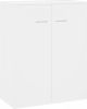 VidaXL Dressoir 60x30x75 cm spaanplaat hoogglans wit online kopen