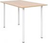 VidaXL Eettafel 120x60x73 cm spaanplaat eikenkleur online kopen