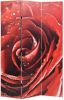 VidaXL Kamerscherm inklapbaar roos 120x170 cm rood online kopen