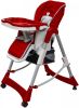 VidaXL Kinderstoel Deluxe in hoogte verstelbaar bordeauxrood online kopen