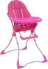 VidaXL Kinderstoel hoog roze en wit online kopen