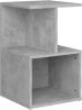 VidaXL Nachtkastje 35x35x55 cm spaanplaat betongrijs online kopen