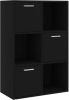 VidaXL Opbergkast 60x29, 5x90 cm bewerkt hout zwart online kopen