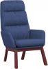 VidaXL Relaxstoel stof blauw online kopen