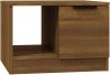 VidaXL Salontafel 50x50x36 cm bewerkt hout bruineikenkleurig online kopen