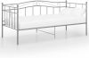 VidaXL Slaapbankframe metaal grijs 90x200 cm online kopen