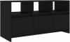 VidaXL Tv meubel 102x37, 5x52, 5 cm spaanplaat zwart online kopen