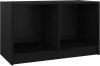 VidaXL Tv meubel 70x33x42 cm massief grenenhout zwart online kopen