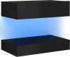 VidaXL Tv meubel met LED verlichting 60x35 cm hoogglans zwart online kopen