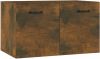 VidaXL Wandkast 60x36, 5x35 cm bewerkt hout gerookt eikenkleurig online kopen