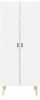 Bopita Kledingkast 'Indy' 2 deurs, kleur wit/naturel online kopen
