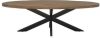 Sohome Ovale Eettafel 'Yannick' Mango met staal, 210 x 100cm online kopen