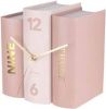 Karlsson Table clock Book pink tones paper, 20x15x20cm online kopen