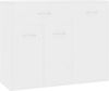 VIDAXL Dressoir 88x30x70 cm bewerkt hout wit online kopen