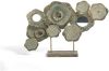 Homestylingshop.nl Metalen spiegel metalen ornament staand B83D15H60cm online kopen