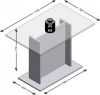 Leen Bakker Eetkamertafel Bandol betongrijs 110x77, 5x70 cm online kopen