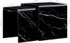 VIDAXL 2 delige Salontafelset marmereffect 42x42x41, 5 cm gehard glas online kopen