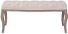 VIDAXL Bank 110x38x48 cm linnen massief hout cr&#xE8, mewit online kopen
