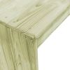VIDAXL Bartafel 170x60x110 cm ge&#xEF, mpregneerd grenenhout online kopen