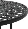 VidaXL Bistrotafel 40x70 cm metaal zwart online kopen