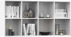 VidaXL Boekenkast/dressoir 66x30x130 cm bewerkt hout hoogglans wit online kopen