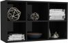 VIDAXL Boekenkast/dressoir 66x30x97, 8 cm bewerkt hout hoogglans zwart online kopen