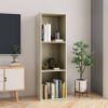 VidaXL Boekenkast/tv meubel 36x30x114cm bewerkt hout sonoma eikenkleur online kopen