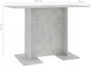 VIDAXL Eettafel 110x60x75 cm bewerkt hout betongrijs online kopen